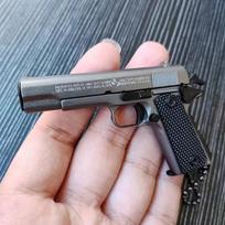1 lydinys:3 Mini 1911 Pistoletas Modelis Raktų Pakabukas Nuimamas Žaislinis Pistoletas Ornamentas Šventės vakarėlio Dovana Suaugusiems Vaikams Kalėdinė Dovana