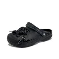 Crocs Baya EVA Cross Knot Personality Cool Niche Dark Fashion College Casual Hole Shoes Unisex Black 36-37 juoda