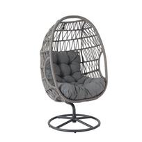 Sodo supynės Home4You CASSIA pilkos poliesterio, 85x85x151 cm