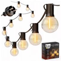 Lauko girlianda 20 m, 36x 1W LED lemputės, grandinėlė