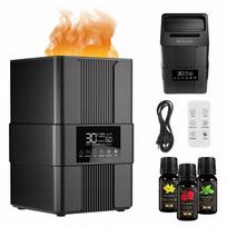 Ultragarsinis drėkintuvas su LED - eterinių aliejų difuzorius + DOVANA