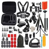 Rinkinys 6 1in 1 priedai, skirti GoPro HERO 13 12 11 10 9 8 7 6 5 BLACK