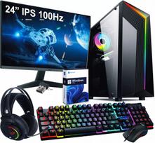 Žaidimų komplektas su 24″ LED monitoriumi – Ryzen 3, Radeon RX, 16GB RAM, 1 TB SSD, Windows 11