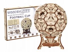 Medinė 3D Dėlionė futbolo kamuolys