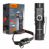 LED taktinis įkraunamas žibintuvėlis, IP66 ,10W 600lm, 5000K, USB-C