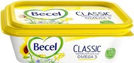"Becel Margarine Classic" su Omega 3 | 100 % augalinis margarinas, kuriame nėra laktozės | Dietinis margarinas puodelyje, 225 g | Idealiai tinka cholesterolio kiekį kraujyje mažinančiai dietai