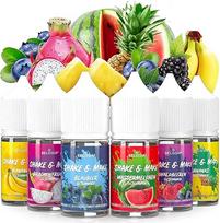 "Belissia Shake and Make" vaisių krepšelis - 6 x 30 ml didelės dozės maisto aromatas - skirtas papildyti, kepimui, maistui, gėrimams, kokteiliams, "pasidaryk pats" ir patalpų kvapams - veganiškas ir be priedų