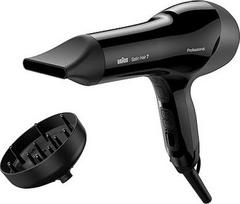 "Braun Satin Hair 7 SensoDryer", profesionalus plaukų džiovintuvas su termo jutikliu, "IonTec" ir difuzoriumi, HD785, juodas