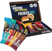 "Corny Protein Crunchy & Soft 5 Mix" bandomoji pakuotė 5 x 1 baltyminis batonėlis 45 g 30 % baltymų bandomasis rinkinys bandymams
