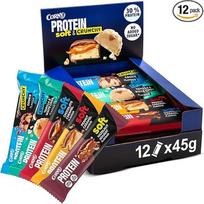 "Corny Protein Soft & Crunchy Mix", 12 vnt. | 30 % baltymų | Mišrios dėžutės pavyzdys Mišrios dėžutės baltymų batonėlis 12 x 45 g "Mixbox