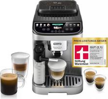 "De'Longhi Magnifica Evo Next - Perfetto" visiškai automatinis kavos aparatas su "LatteCrema" pieno putotuvu, 13 vienu prisilietimu paruošiamų gėrimų, kavos ir kapučino kavos aparatas, spalvotas jutiklinis ekranas, titano spalvos (ECAM312.80.SB)