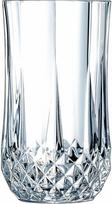 "Eclat Cristal D'Arques Longchamp Hiball" stiklinė, krištolinė, 36 cl, 6 vnt. pakuotė