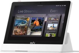 "eufy Smart Display", išmanusis namų centras, 8 colių valdymo skydelis, suderinamas su "eufy" apsaugos įrenginiais, 4 vaizdai viename ekrane, pranešimai realiuoju laiku, kasdienės ataskaitos, nėra ABO, valdymas vienu paspaudimu