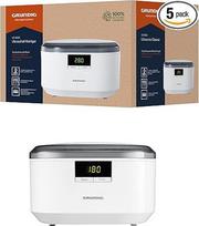 "Grundig UC 6620" ultragarsinis valytuvas su laikmačio funkcija, didelio efektyvumo valymas ultragarso dvigubų bangų principu, 500 ml vandens rezervuaras, 50 W galia, integruotas laikrodžio laikiklis, baltos spalvos