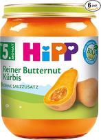 "HiPP" ekologiški sviestiniai moliūgai (6 x 125 g), skirti kūdikiams nuo 5 mėn., be pridėtinės druskos, daržovių indeliai idealiai tinka pradedantiesiems maitintis, geriausia ekologiška kokybė