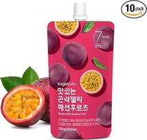 "Intake Sugarlolo Konjac Drink" 150 g x 10 rinkinių Mažai kalorijų turintis "Sugarlolo" vaisių želė idealiai tinka diabetikams ir sveikuoliams Sotus ir skanus vaisių skonis