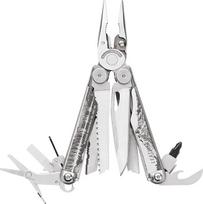 "Leatherman Wave+" daugiafunkcinis įrankis "18-in-1" - aukštos kokybės nerūdijančio plieno įrankis su ašmenimis, replėmis ir vielos kirpimo įrankiais - stovyklavimo reikmenys - specialus leidimas, pilka spalva