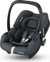 "Maxi-Cosi CabrioFix i-Size" vaikiška automobilinė kėdutė 0-12 mėn., maks. 12 kg Lengva i-Size vaikiška kėdutė (3,2 kg) su stogeliu nuo saulės Paminkštinta sėdynė tinka daugeliui "Maxi-Cosi" vaikiškų vežimėlių Essential Graphite
