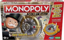 "Monopoly Secret Vault" stalo žaidimas 8+ m. amžiaus šeimyninis stalo žaidimas 2-6 žaidėjams + seifas
