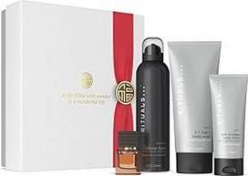 "RITUALS Homme Gift Box Medium" - Dovanų rinkinys vyrams su kūno priežiūros priemonėmis, kurių sudėtyje yra bambuko, mėtų ir kedro medienos - gaivinančios savybės