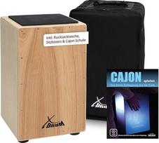 "XDrum Cajon Primero" (Snare Sound, Box Drum, būgnų dėžutė, medinė, su maišeliu ir aklinu raktu).