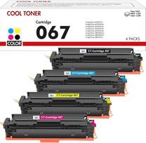 067 067H Tonerio kasetės rinkinys: Suderinamas su Canon 067 067H i-SENSYS MF655Cdw MF657Cdw MF651Cw LBP631Cw LBP632Cdw LBP633Cdw MF656Cdw MF653Cdw MF654Cdw 4 vnt.