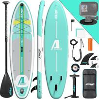 ALLPICK Premium SUP lentos komplektas, pripučiama pripučiama irklentė su universaliu fotoaparato laikikliu, visais priedais, reguliuojamu irklu, pradedantiesiems, pažengusiems, 200 kg