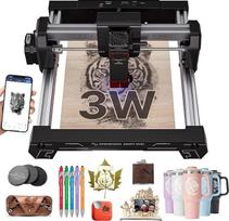 ATOMSTACK Swift Mini 3W lazerinis graviravimo aparatas Pradedančiųjų modelis Visiškai iš anksto įdiegtas "pasidaryk pats" lazerinis graviravimo aparatas Graviravimo plotas 155 × 135 mm 0,04 mm tikslumu, skirtas medienai, amatams, dovanoms, atvirukams 3000