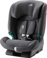 BRITAX RÖMER EVOLVAFIX vaikiška kėdutė su ISOFIX, skirta 76-150 cm vaikams (i-Size), nuo 15 mėnesių iki 12 metų, vidurnakčio pilkos spalvos