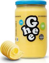 Ghee sviestas Ekologiškas 600 g Turtingas vitaminais ir Omega 3 6 riebalų rūgštimis Puikus skonis Sertifikatas Be laktozės Idealiai tinka kepimui Kepimui Be priedų Autentiškas Ajurvedos Ghee sviestas 100 % europietiškas