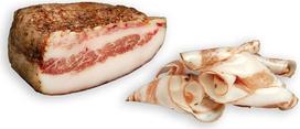 Guanciale Tradicinis ore džiovintas šoninė su pipirais, puikiai tinka užkandžiams arba maistui gaminti. Puikiai tinka Carbonara, užkandžiams ir maisto gaminimui. Švelnus rankų darbo brandintas šoninės skonis. 300g