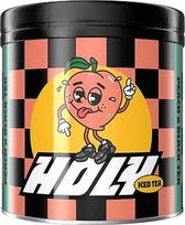 HOLY Iced Tea Peach x Black Tea, 50 porcijų su antioksidantais ir supermaistu, ledinė arbata be cukraus, su Relax Formula, veganiška, su 100% natūraliais vaisių skoniais