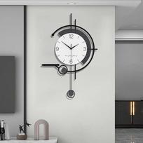 Minimalistinis modernus sieninis laikrodis, dideli kūrybiškumo dekoratyviniai sieniniai laikrodžiai su laikymo lentele, metalinis rėmas + medinis ciferblatas, sieninis laikrodis be triukšmo, skirtas svetainei, miegamajam, biurui, virtuvei
