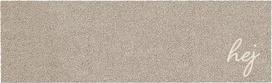MOCAVI Hej Scandi Mat Grindų kilimėlis 30 x 100 cm Plaunamas smėlio spalvos batų kilimas Ilgas siauras batų nuėmimas Dekoratyvinis įėjimo plotas Vidinis lauko kilimėlis Priekinių durų batų kilimėlis