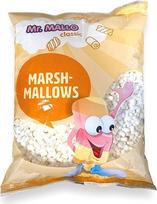 Mr. Mallo Mini Marshmallows 1000 g | putų cukraus prekės | pelių riebalai, didmeninė pakuotė Minkšti saldainiai kepimui, kakavos dekoravimui