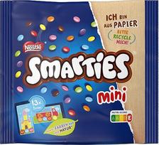 Nestlé Smarties Mini Small Milk Chocolate Šokoladas atskirai supakuotas 187 g