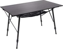 Portal sulankstomas stovyklavimo stalas Reguliuojamo aukščio aliuminis 120 x 70 cm Lengvas sulankstomas stovyklavimo stalas