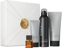 RITUALS Homme Collection dovanų rinkinys vyrams, vidutinio dydžio, su kedro medienos ir vitamino E kompleksu, stimuliuojančiomis ir stimuliuojančiomis savybėmis