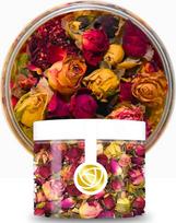 ROSIE ROSE - Valgomosios gėlės Rožių žiedlapiai Gėlių mišinys (20 g) - džiovintos gėlės, valgomos tortų dekoravimui ir gėlių mišinys - aukščiausios kokybės valgomosios gėlės, rožių žiedlapiai, gėlių arbata ir valgomosios gėlės tortų dekoravimui