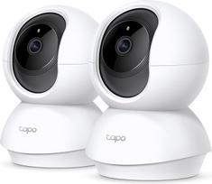 Tapo TP-Link C200P2 360° vidaus stebėjimo kamera, 1080P, naktinis matymas, judesio aptikimas, dvipusis garsas, suderinama su "Alexa" ir "Google Assistant", skirta kūdikiams ir augintiniams, 2 vnt., C200