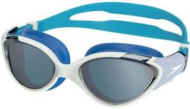 Speedo biofuse 2.0 mirror female mėlyna/balta