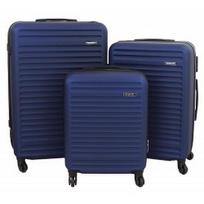 Vidutinis plastikinis lagaminas Gravitt 8068 V Mėlynas (Navy blue)
