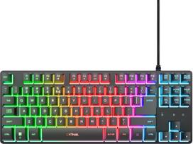 Trust GXT 833 Thado TKL keyboard Gaming USB QWERTY US English Black | 25886 | 8713439258868