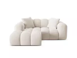 Left Corner Sofa, "Treno", 2 Seats, 180x164x70 Made in Europe
