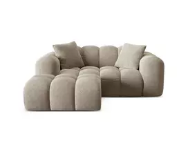 Left Corner Sofa, "Treno", 2 Seats, 180x164x70 Made in Europe