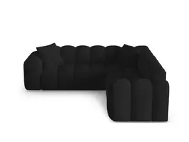 Velvet Symmetrical Corner Sofa, "Treno", 3 Seats, 240x240x70 Made in Europe