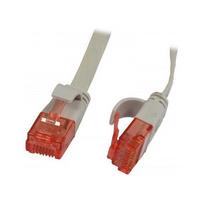 Patch cable RJ45 - CAT6 250Mhz - 3m gray - UTP(U/UTP) - PVC - flat - Synergy 21 -
