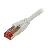 Patch cable RJ45 - CAT6 250Mhz -10m gray - S-STP(S/FTP) -TPE/LSZH(Superflex) - Synergy 21 -