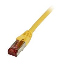 Patch cable RJ45 - CAT6 250Mhz -10m yellow - S-STP(S/FTP) -TPE/LSZH(Superflex) - Synergy 21 -