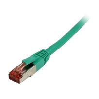 Patch cable RJ45 - CAT6 250Mhz - 2m green - S-STP(S/FTP) -TPE/LSZH(Superflex) - Synergy 21 -